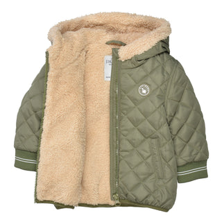 Quilted jacket with taddy lining
