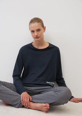 LS CREW-NECK W-SHIRT