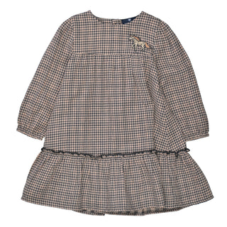 Check design dress