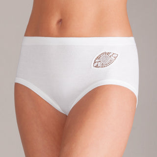 Organic Cotton - GOTS. Feinripp mit hochwertigen Ätzmotiven
