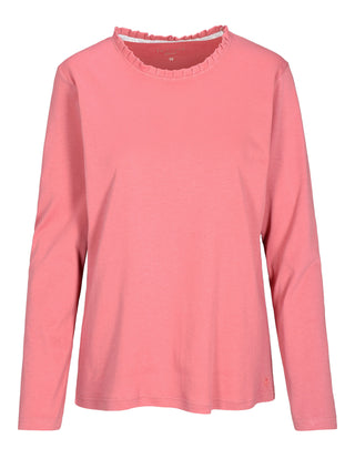 Women's shirt with ruffles