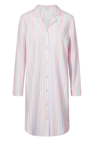Nd, 1/1 sleeve, button-through, lap, Stripe
