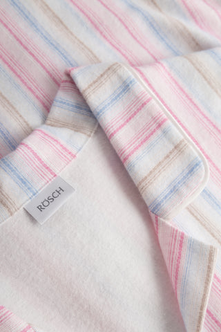 Nd, 1/1 sleeve, button-through, lap, Stripe