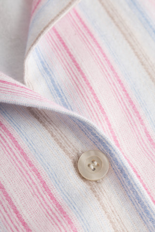 Nd, 1/1 sleeve, button-through, lap, Stripe