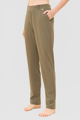 Pants, 1/1, pockets, regular, Olive