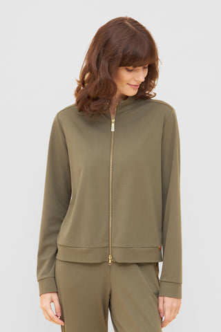 Jacket, 1/1 sleeve, zipper, Olive