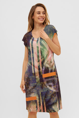 Bd, overcut, round neck, Palm beach