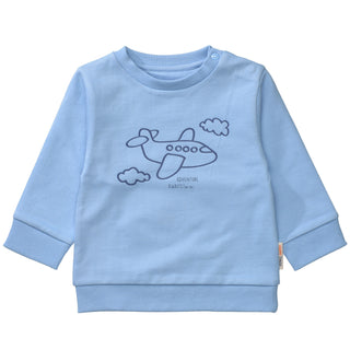 Airplane print sweatshirt