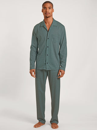 HERREN Pyjama, tempest blue