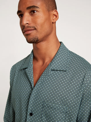 HERREN Pyjama, tempest blue