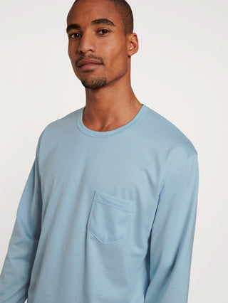 HERREN Pyjama, tempest blue
