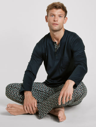 HERREN Pyjama, dark sapphire
