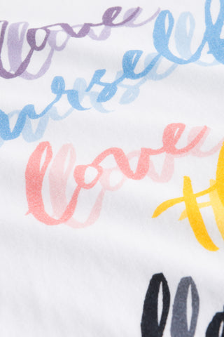 Shirt, GOTS, 1/2 sleeve, round neck, White