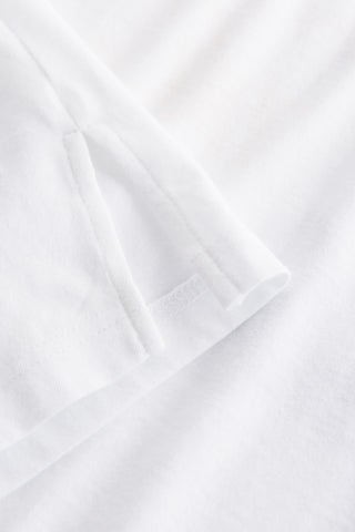 Shirt, GOTS, 1/2 sleeve, round neck, White