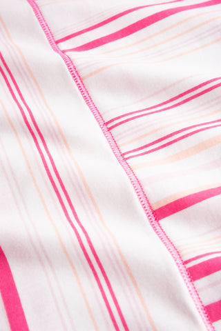Nd, 1/2 sleeve, v- neck, Stripe