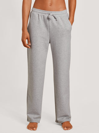 DAMEN Hose, grey melange