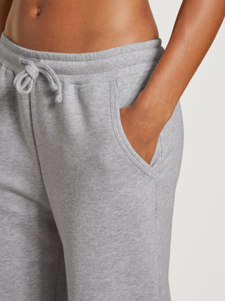 DAMEN Hose, grey melange