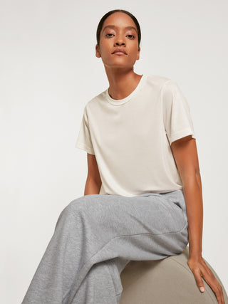 DAMEN Hose, grey melange