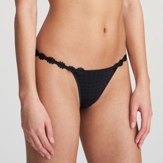 AVERO schwarz String