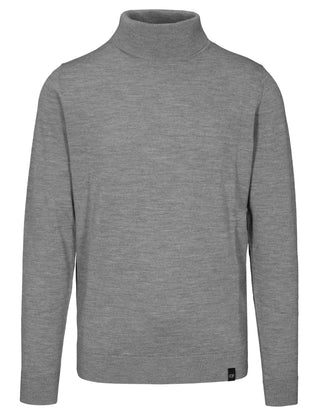 Rollkragen Pullover, uni