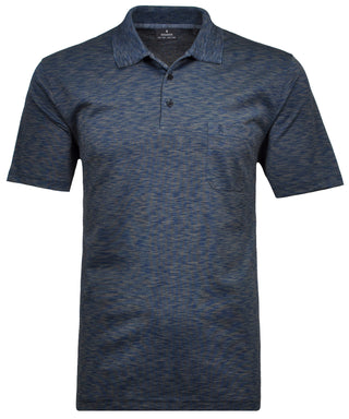 Softknit-Polo mit Flamm-Optik