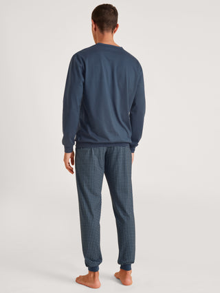 HERREN Pyjama mit Bündchen