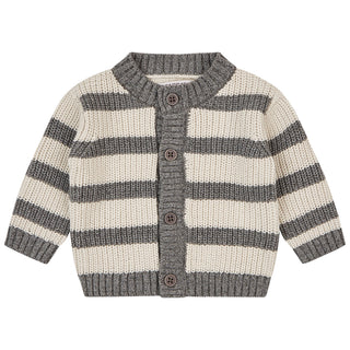Strickjacke im Streifen-Design