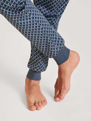 HERREN Pyjama mit Bündchen