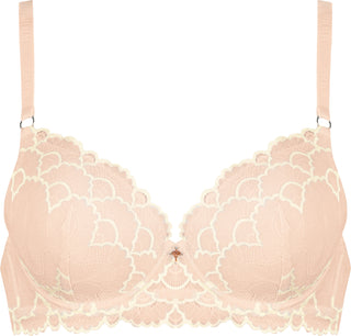 Underwired bra padded