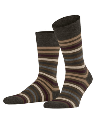 FALKE Tinted Stripe Herren Socken