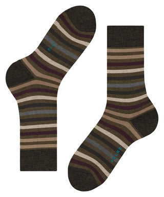 FALKE Tinted Stripe Herren Socken