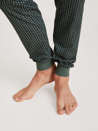 HERREN Pyjama mit Bündchen