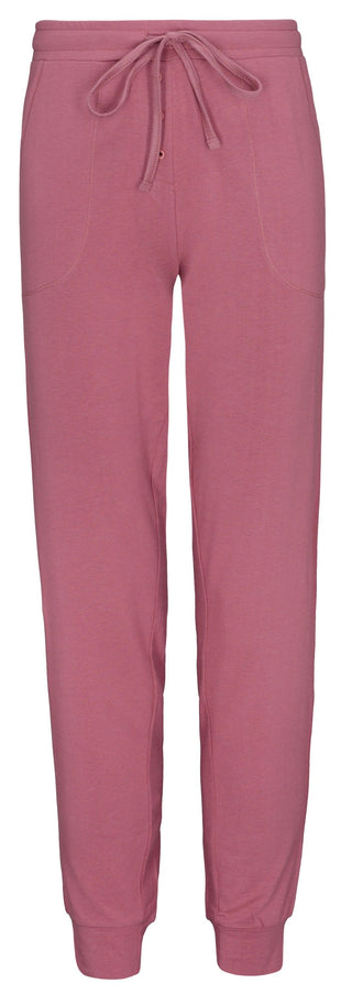 Da.-Bündchenhose Uni