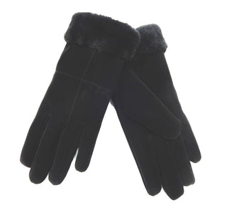 Handschuhe m. Fake Fur