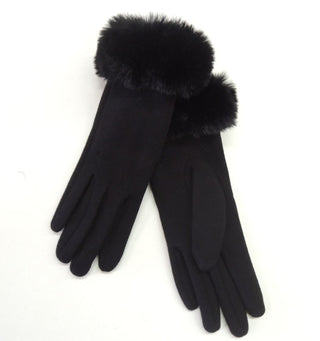 Handschuhe m. Fake Fur