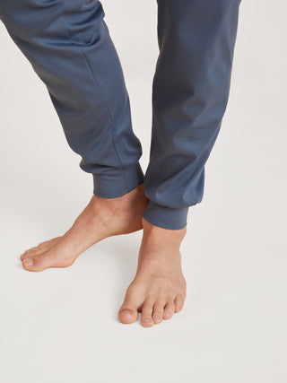 HERREN Pyjama mit Bündchen, vintage indigo