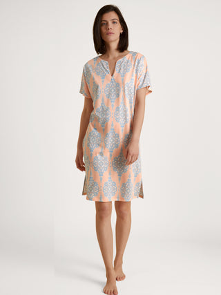 DAMEN Nachthemd, peach parfait